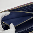 Louis Vuitton Portafoglio Zippy Wallet in Pelle Monogram Empreinte Blu