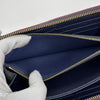 Louis Vuitton Portafoglio Zippy Wallet in Pelle Monogram Empreinte Blu