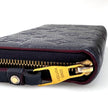 Louis Vuitton Portafoglio Zippy Wallet in Pelle Monogram Empreinte Blu