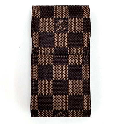 Louis Vuitton Portasigarette in tela Damier Ebene