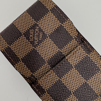 Louis Vuitton Portasigarette in tela Damier Ebene