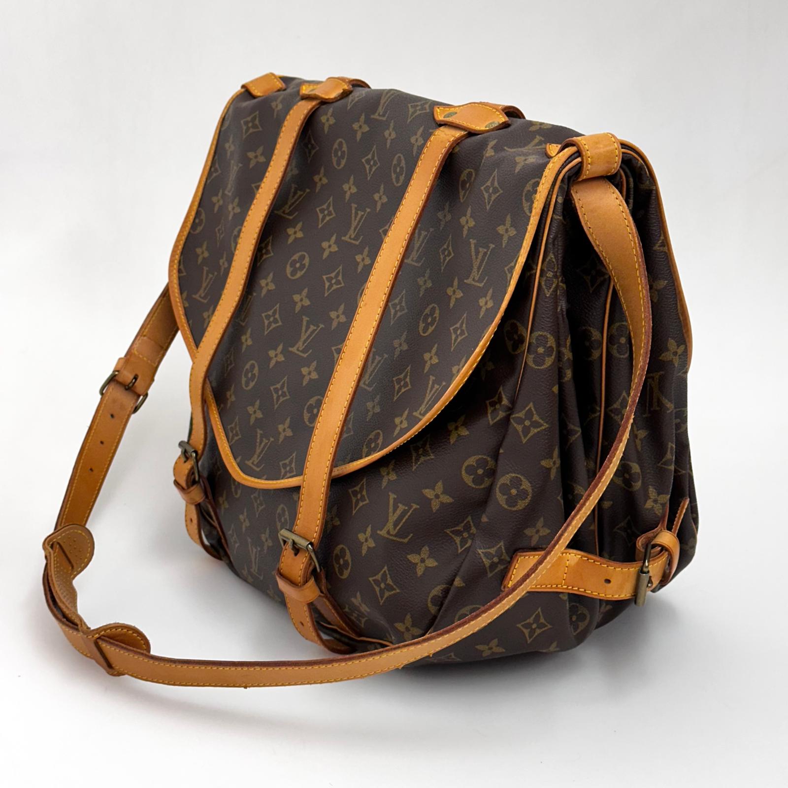 Louis Vuitton Rara Borsa Vintage Saumur 40 in Tela Monogram
