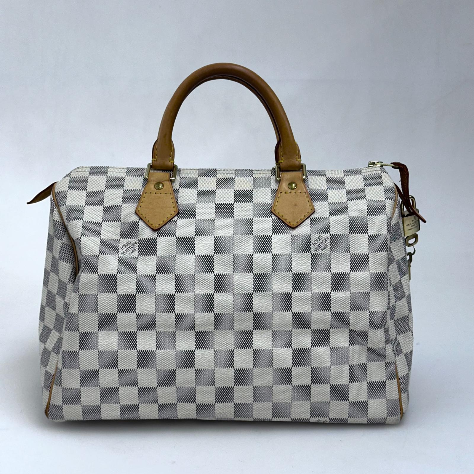Louis Vuitton Speedy 30 in tela Damier Azur