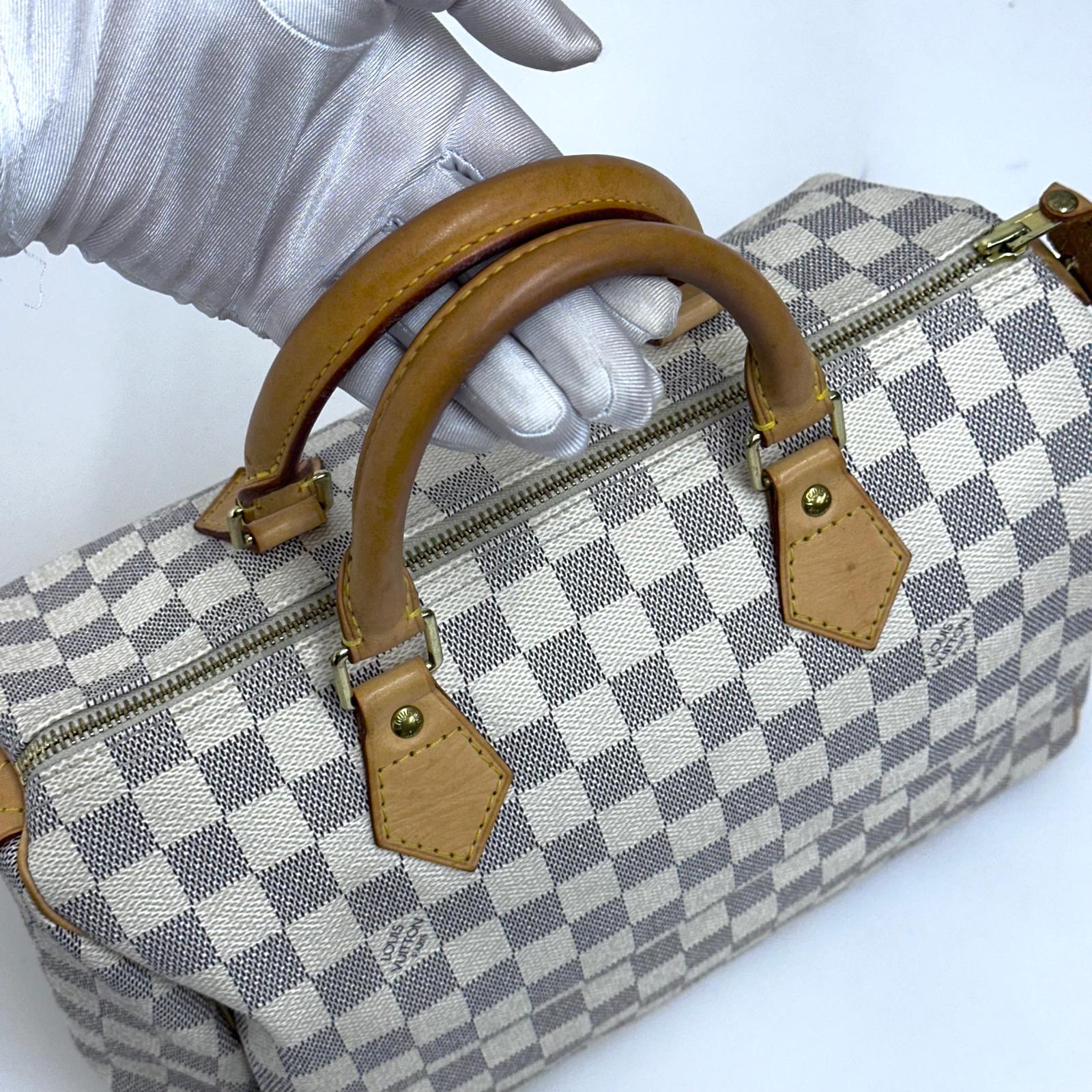 Louis Vuitton Speedy 30 in tela Damier Azur