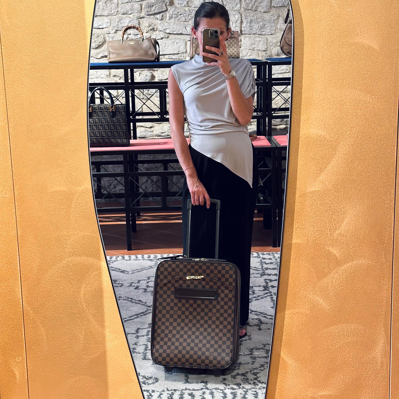 Louis Vuitton Trolley Pégase 45 Damier Ébène
