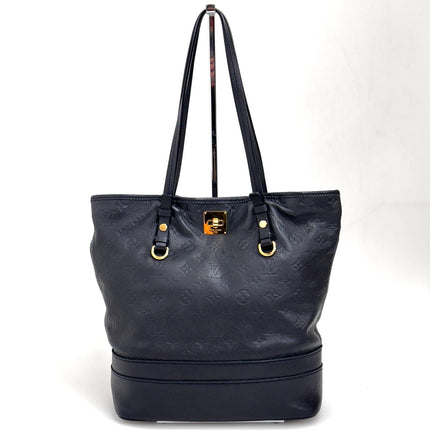 Louis Vuitton borsa a spalla Citadine GM in pelle Monogram Empreinte blu navy
