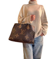 Louis Vuitton borsa a spalla OnTheGo MM Monogram Reverse