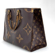 Louis Vuitton borsa a spalla OnTheGo MM Monogram Reverse