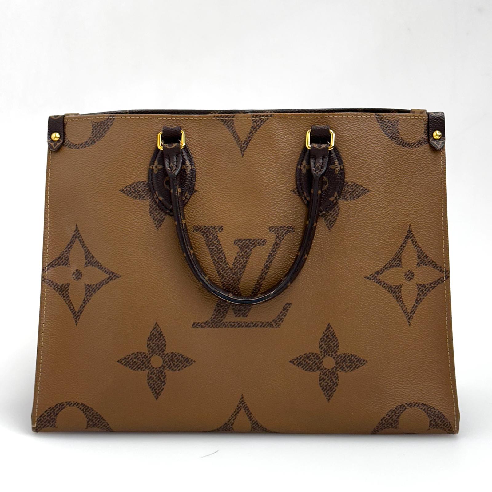 Louis Vuitton borsa a spalla OnTheGo MM Monogram Reverse
