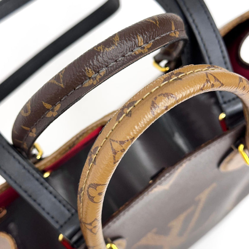 Louis Vuitton borsa a spalla OnTheGo MM Monogram Reverse