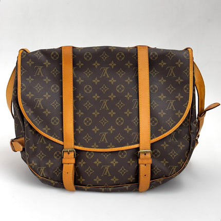 Louis Vuitton borsa a spalla Saumur 40 in tela Monogram
