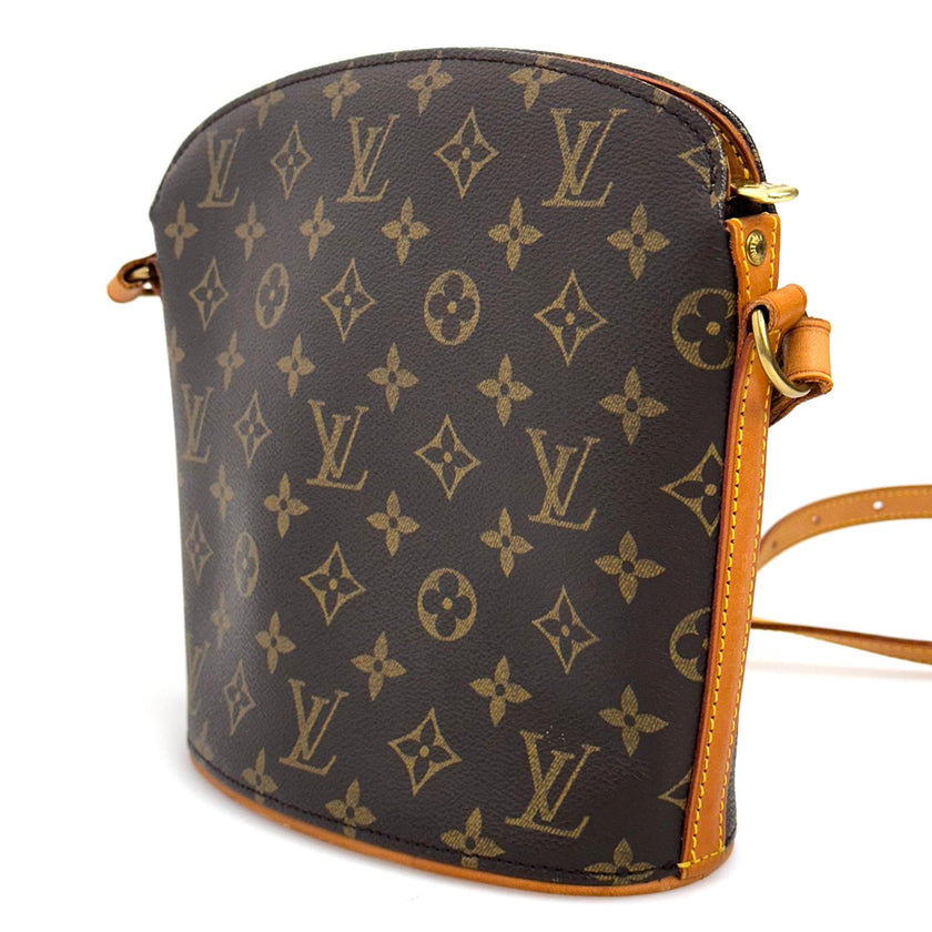 Louis Vuitton borsa a tracolla Drouot in tela Monogram
