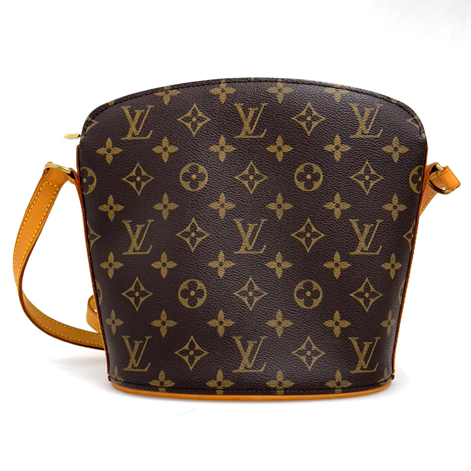 Louis Vuitton borsa a tracolla Drouot in tela Monogram