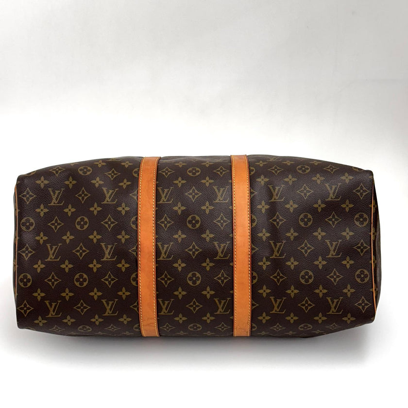 Louis Vuitton borsa da viaggio Keepall 50 in tela Monogram