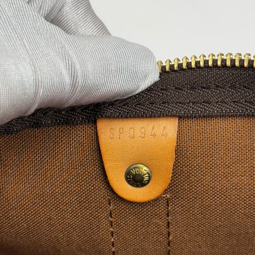 Louis Vuitton borsa da viaggio Keepall 50 in tela Monogram
