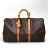 Louis Vuitton borsa da viaggio Keepall 50 in tela Monogram