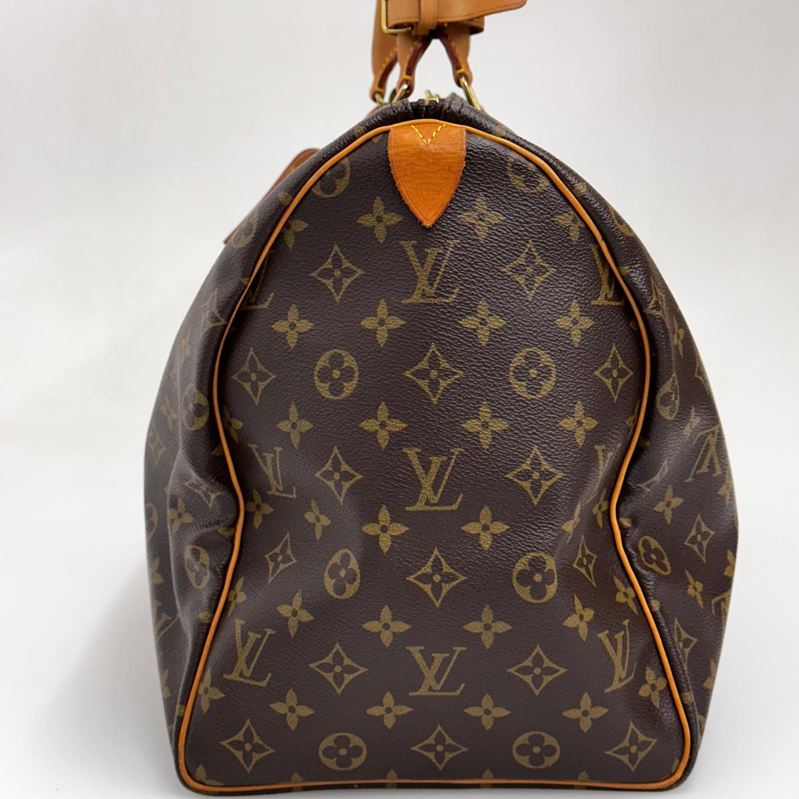 Louis Vuitton borsa da viaggio Keepall 50 in tela Monogram