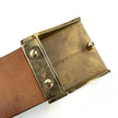Louis Vuitton cintura in tela Monogram con fibbia oro Mis. 80
