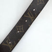 Louis Vuitton cintura in tela Monogram con fibbia oro Mis. 80