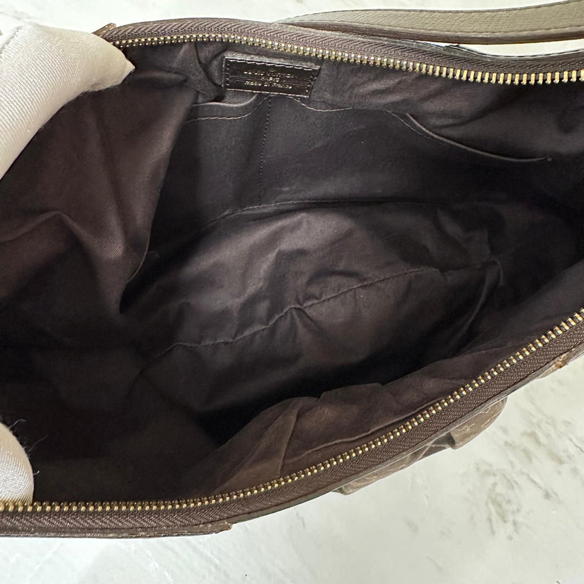 Louis Vuitton Borsa Hobo Rhapsodie Idylle in Tela Marrone