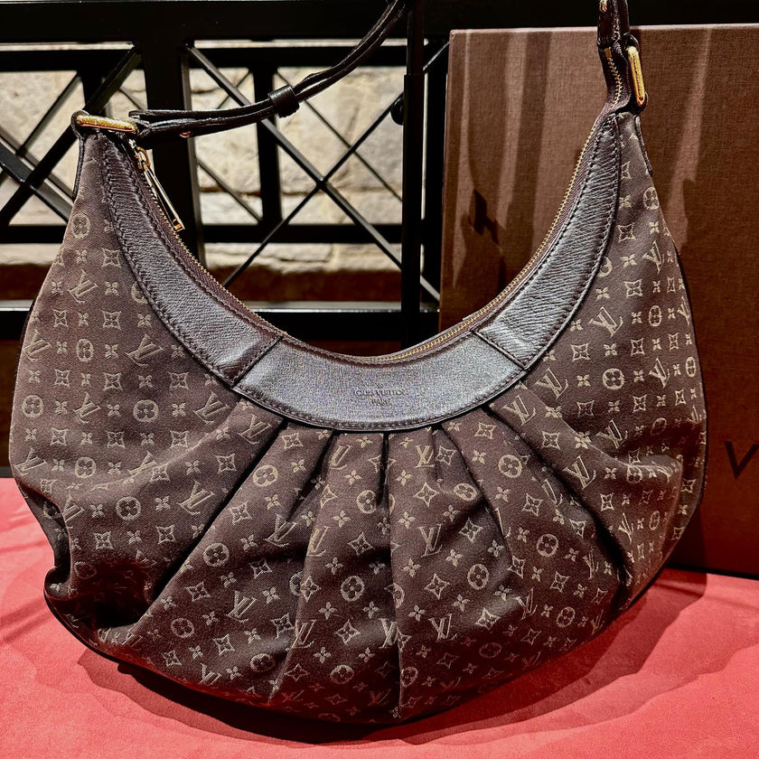 Louis Vuitton Borsa Hobo Rhapsodie Idylle in Tela Marrone