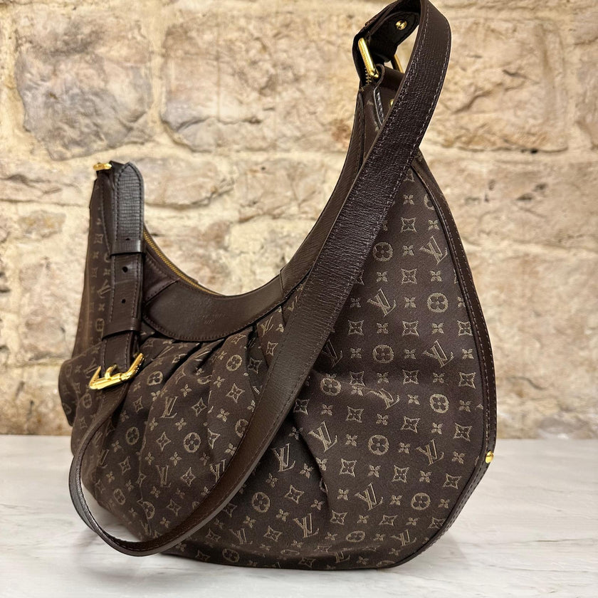 Louis Vuitton Borsa Hobo Rhapsodie Idylle in Tela Marrone