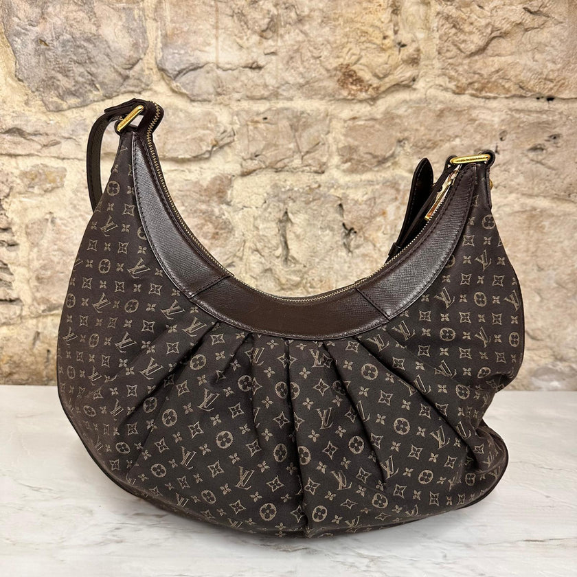 Louis Vuitton Borsa Hobo Rhapsodie Idylle in Tela Marrone
