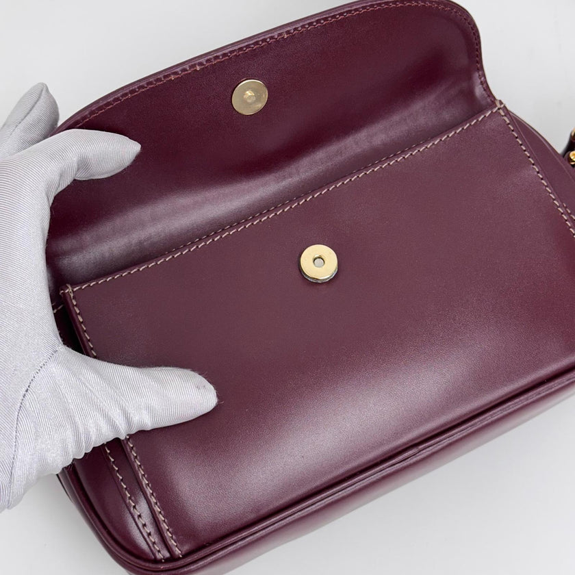 Must de Cartier Borsa a tracolla in pelle bordeaux