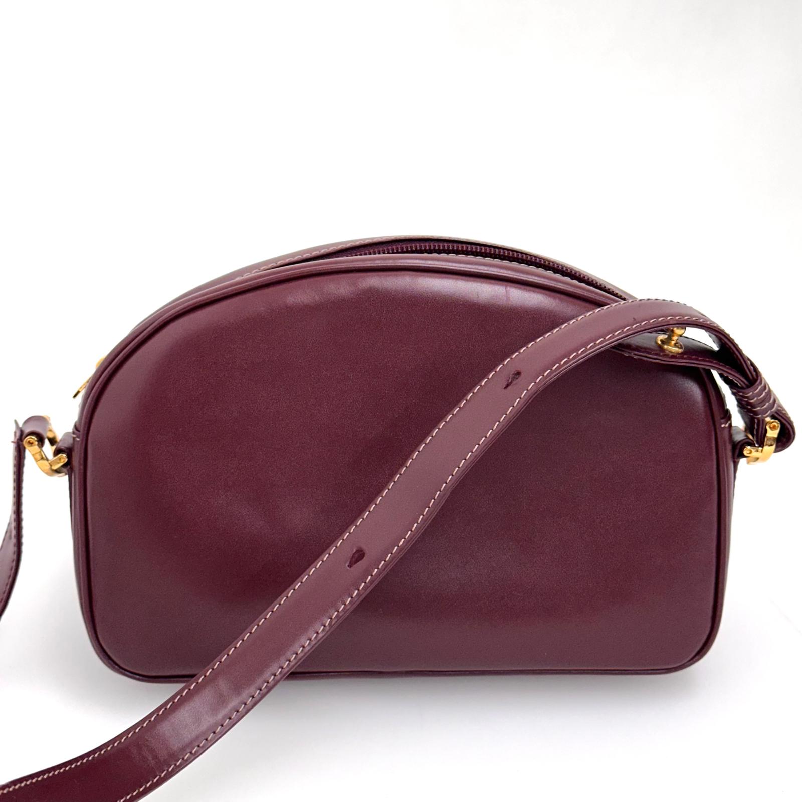 Must de Cartier Borsa a tracolla in pelle bordeaux
