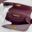 Must de Cartier Vintage Borsa a Tracolla Bordeaux in Pelle