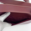Must de Cartier Vintage Borsa a Tracolla Bordeaux in Pelle