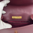 Must de Cartier Vintage Borsa a Tracolla Bordeaux in Pelle