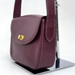 Must de Cartier Vintage Borsa a Tracolla Bordeaux in Pelle