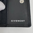 Portachiavi Givenchy in pelle nera con logo 4G - Nuovo