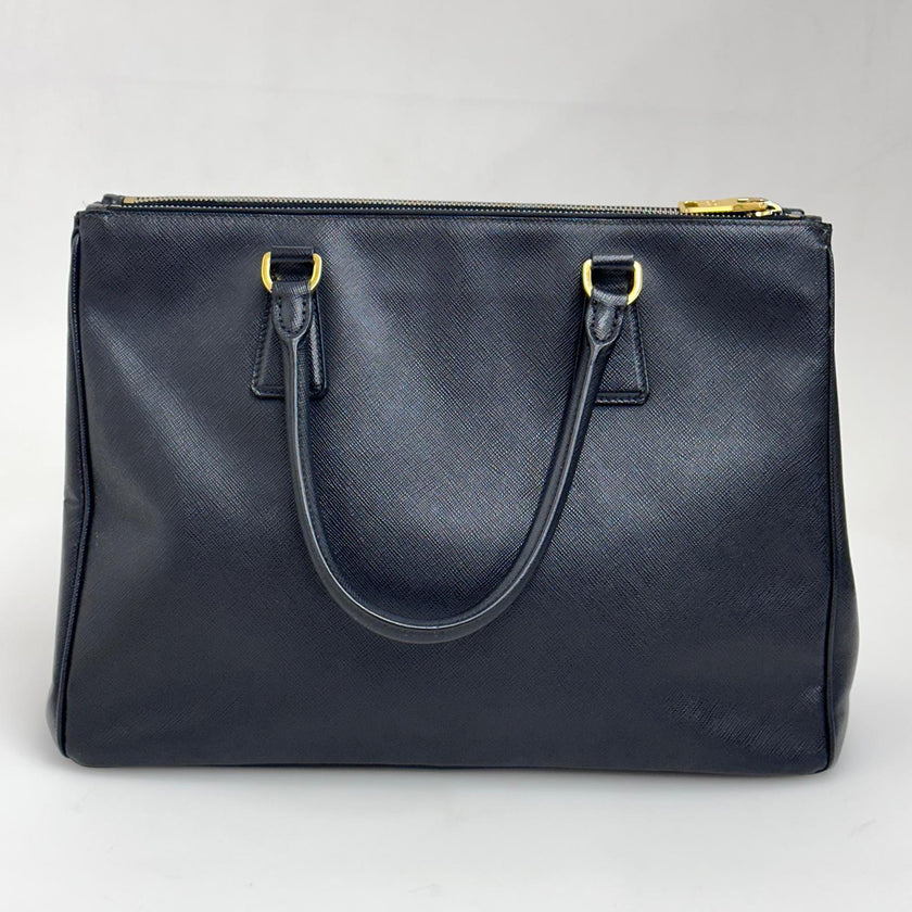 Prada Borsa Galleria Large in Pelle Saffiano Nera