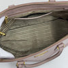 Prada Borsa Galleria Large in Saffiano Lux Cipria