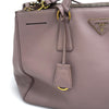 Prada Borsa Galleria Large in Saffiano Lux Cipria