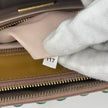 Prada Borsa Galleria Media Saffiano Vernice Cammeo con Cristalli Turchesi