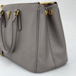 Prada Borsa Galleria Medium Saffiano Lux Pomice