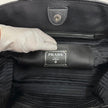 Prada Borsa Shopper a due vie in pelle Vitello Daino nera