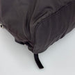 Prada Borsa Zaino Tessuto Nylon Ebano con Catene