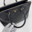 Prada Borsa a mano Galleria Large Saffiano Lux Nera