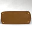 Prada Borsa a mano Galleria Large in pelle Saffiano Lux color Caramel