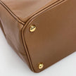 Prada Borsa a mano Galleria Large in pelle Saffiano Lux color Caramel