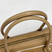 Prada Borsa a mano in pelle Saffiano traforata color cammello