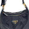 Prada Borsa a spalla Hobo in nylon nero