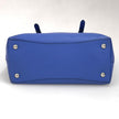 Prada Borsa a spalla Saffiano Lux Blu Cobalto
