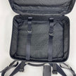 Prada Vintage Borsa da Viaggio in Nylon e Pelle Saffiano Nera