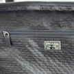 Prada Vintage Borsa da Viaggio in Nylon e Pelle Saffiano Nera