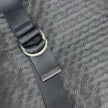Prada Vintage Borsa da Viaggio in Nylon e Pelle Saffiano Nera
